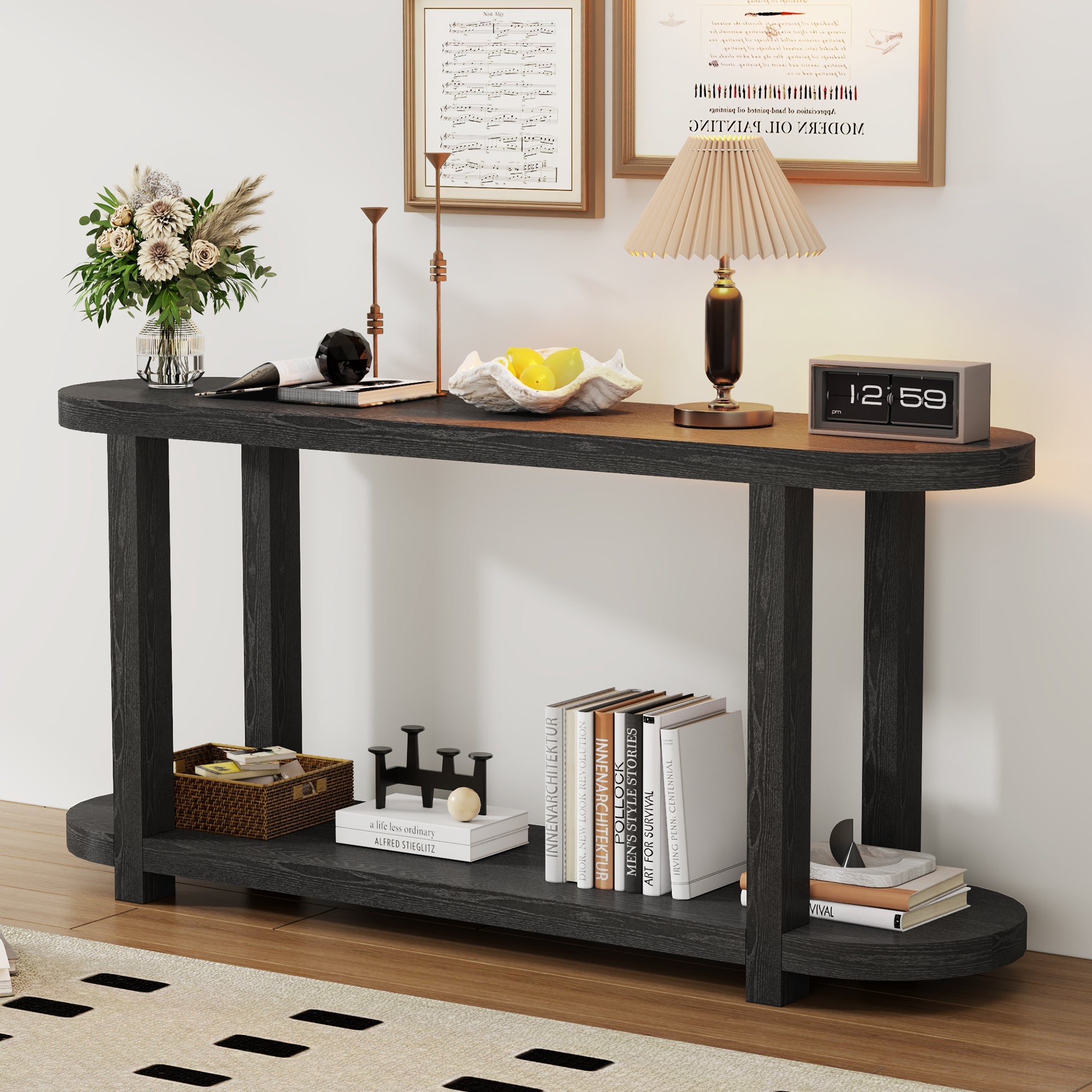 Arden Ash Veneer Entry Console – Streamlined Luxury for Modern Spaces