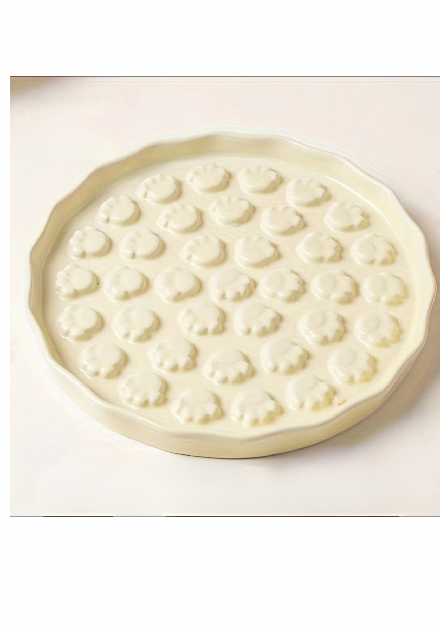 Somna Pets™ Ceramic Slow Feeder Bowl – Paw Design Anti-Gulping Dish for Cats & Small Dogs