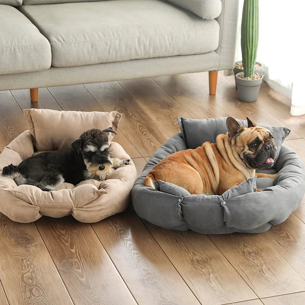 Somna Pets™ 3-in-1 Cozy Pet Bed – Plush Sofa Bed for Dogs & Cats