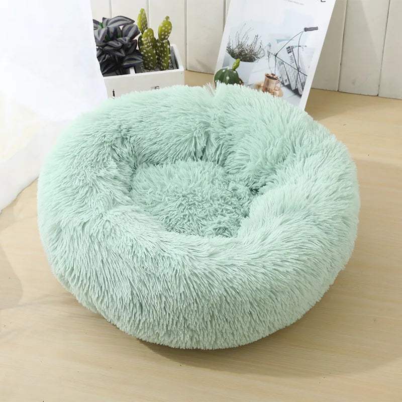 Somna Pets™ Ultra-Soft Plush Dog Bed – Cozy Washable Calming Bed for Small, Medium & Large Dogs