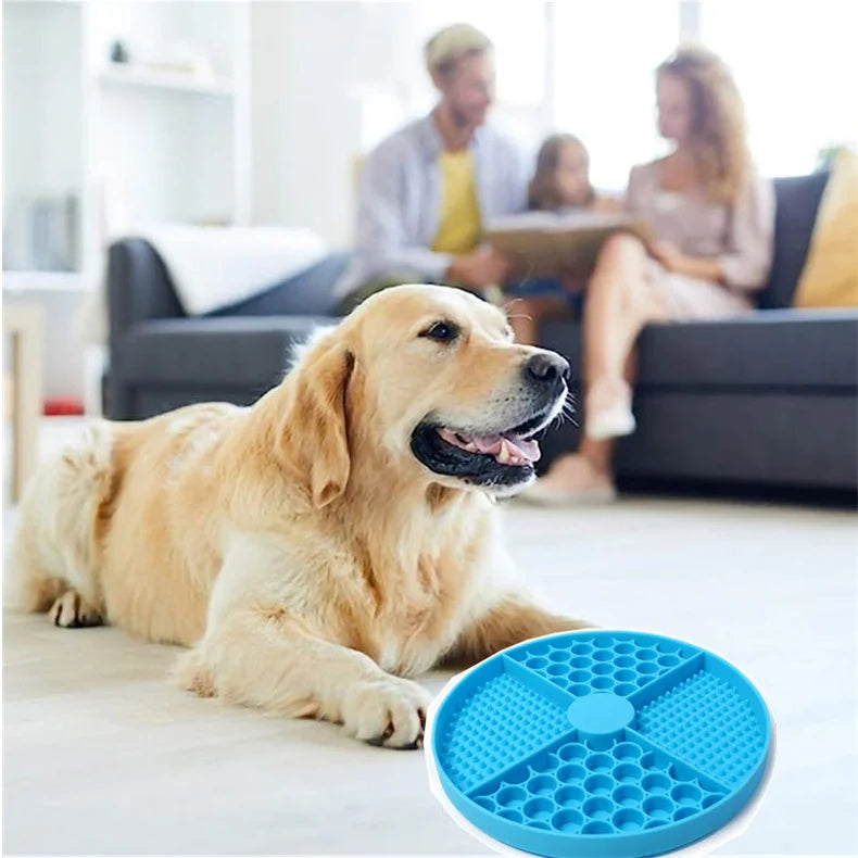 Somna Pets™ Calming Lick Mat – Suction Cup Slow Feeder for Dogs & Cats