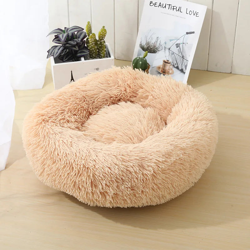 Somna Pets™ Ultra-Soft Plush Dog Bed – Cozy Washable Calming Bed for Small, Medium & Large Dogs