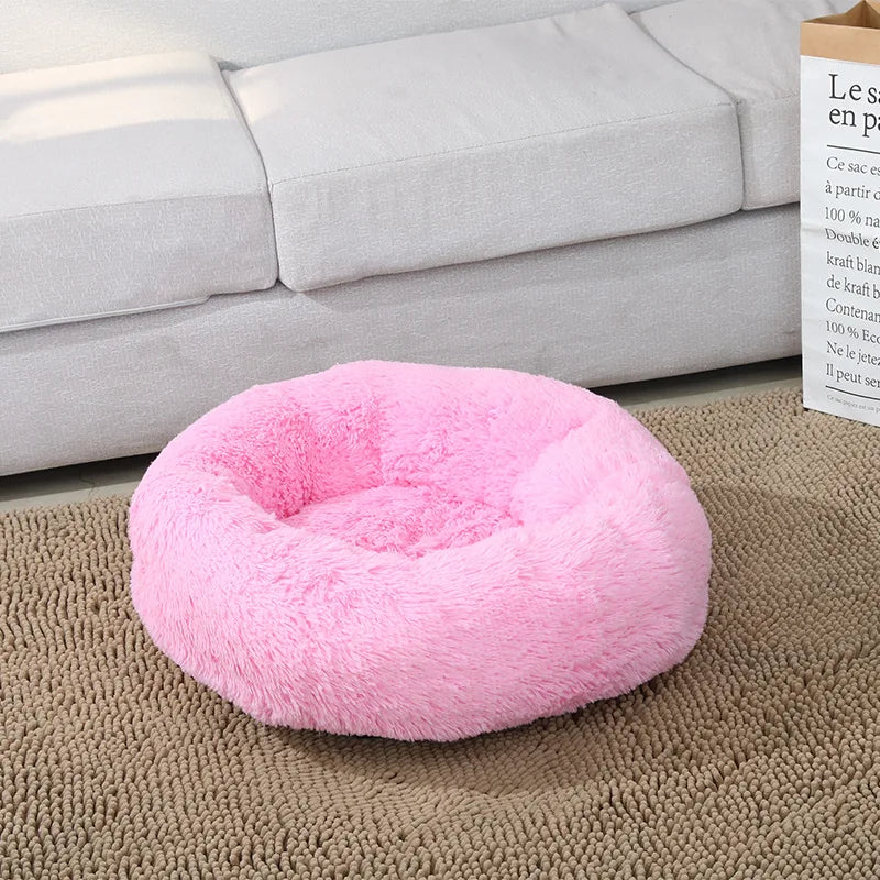 Somna Pets™ Ultra-Soft Plush Dog Bed – Cozy Washable Calming Bed for Small, Medium & Large Dogs