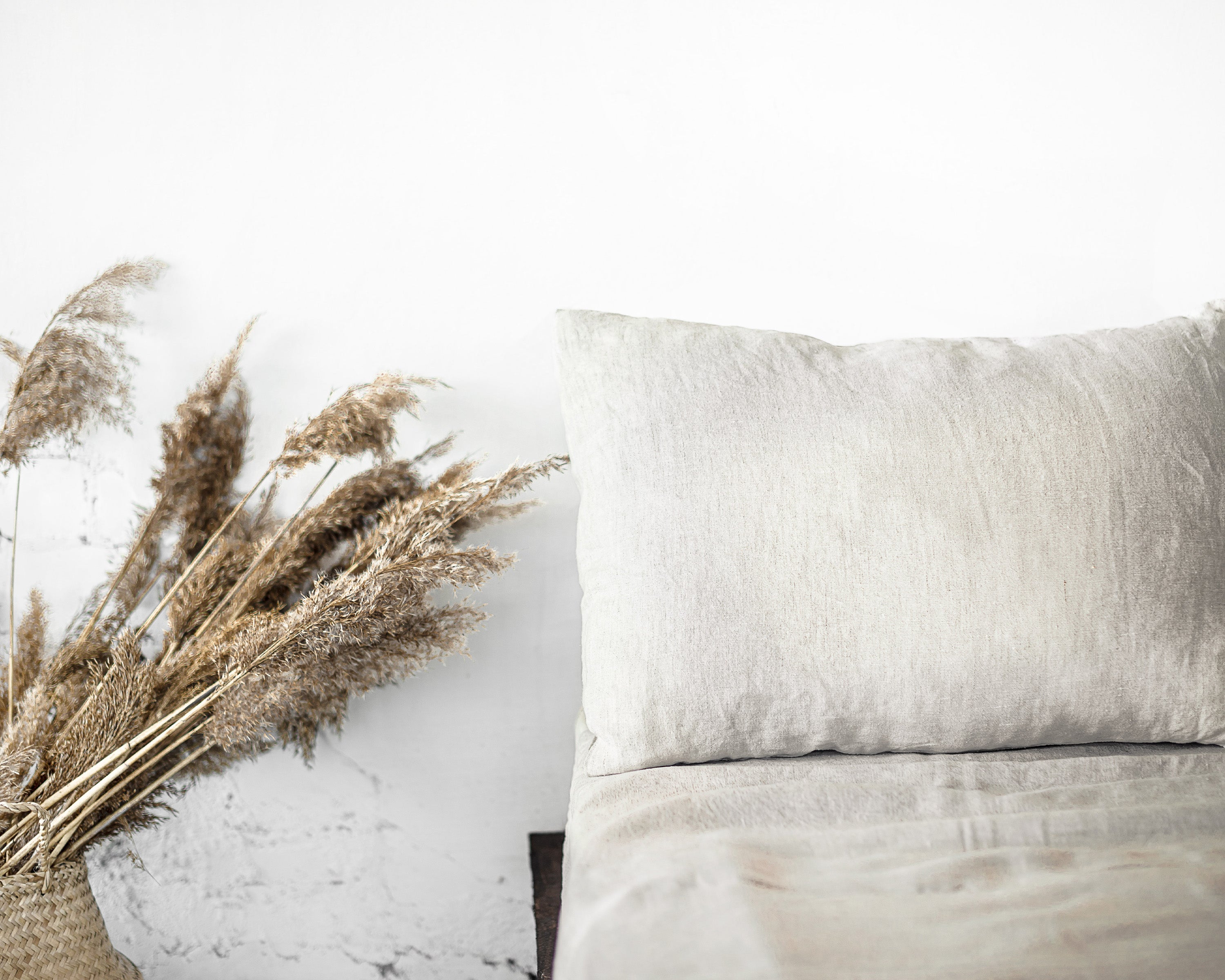 Natural Linen Bedding Set — Tie Closure